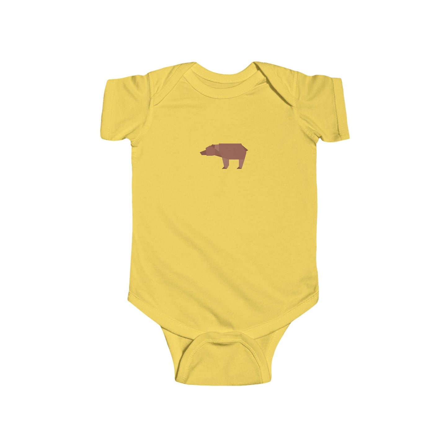 Baby Bodysuit - Origami - Bear