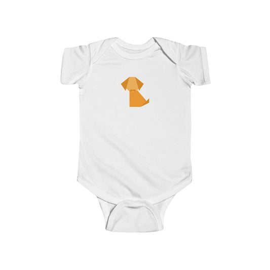 Baby Bodysuit - Origami - Dog