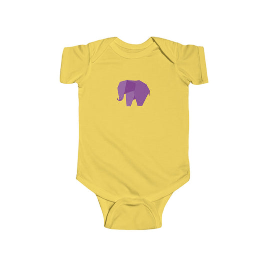 Baby Bodysuit - Origami - Elephant