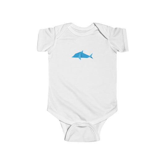 Baby Bodysuit - Origami - Dolphin